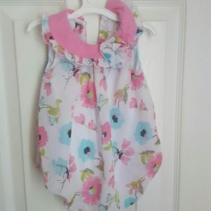 2/$10 Flowery bubble suit